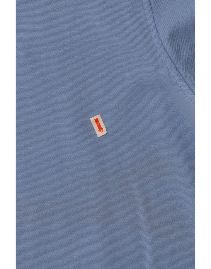 Vineyard Vines Sweat-shirt surdimensionné à col zippé pour femme UK 10 Petit Bleu