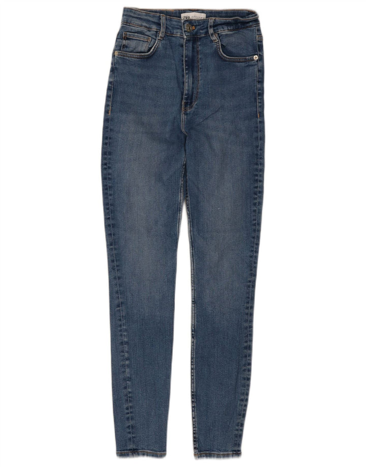 Jean skinny ZARA femme EU 36 XS W26 L27 bleu