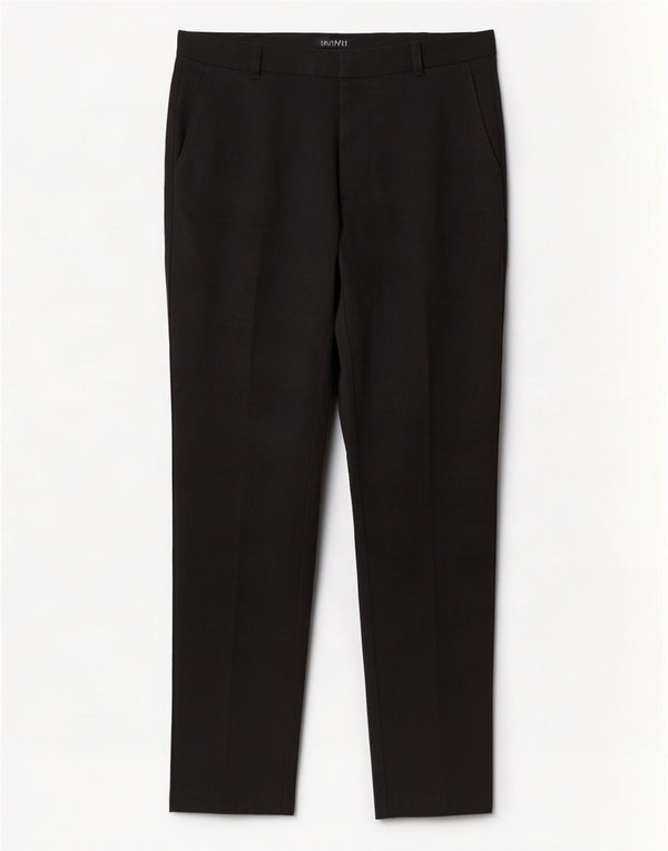 Topshop Pantalon décontracté slim pour femme UK 8 Small W26 L29 Noir Polyester