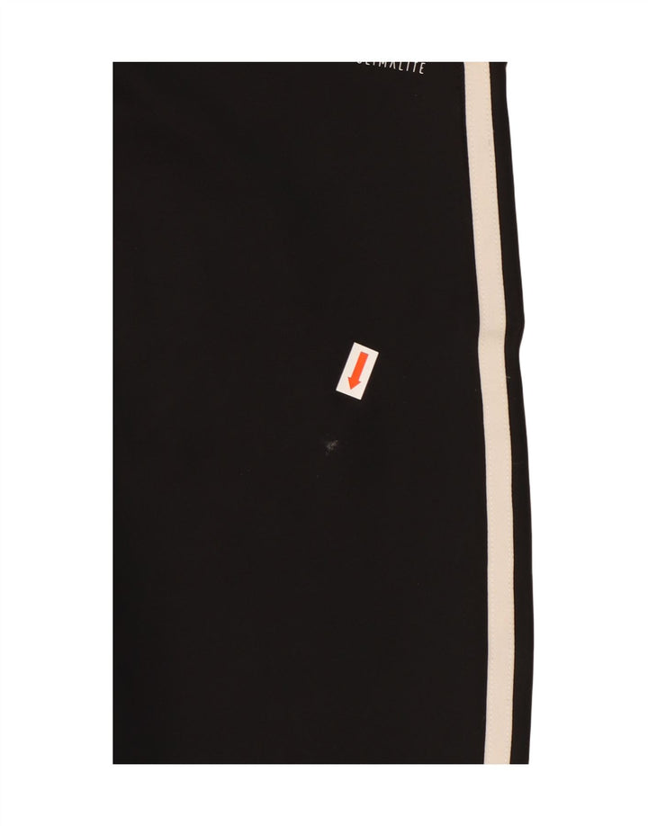 ADIDAS Femmes Climalite Leggings UK 12/14 Moyen Noir Polyester