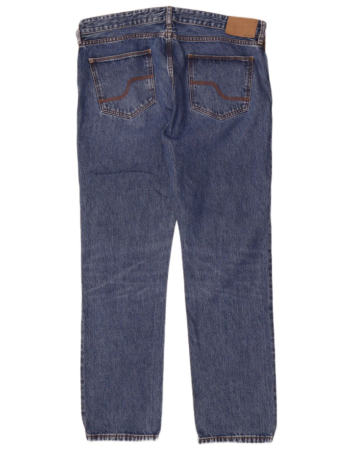 Fat Face Jean droit homme W36 L32 bleu coton