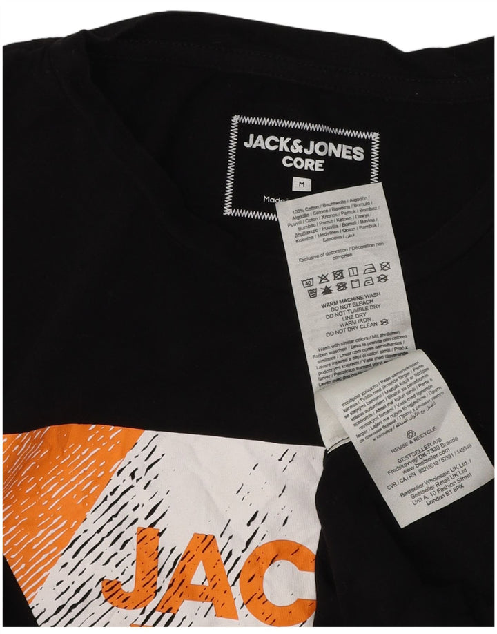 JACK & JONES Tee-Shirt Core Graphic Homme Noir Moyen Coton
