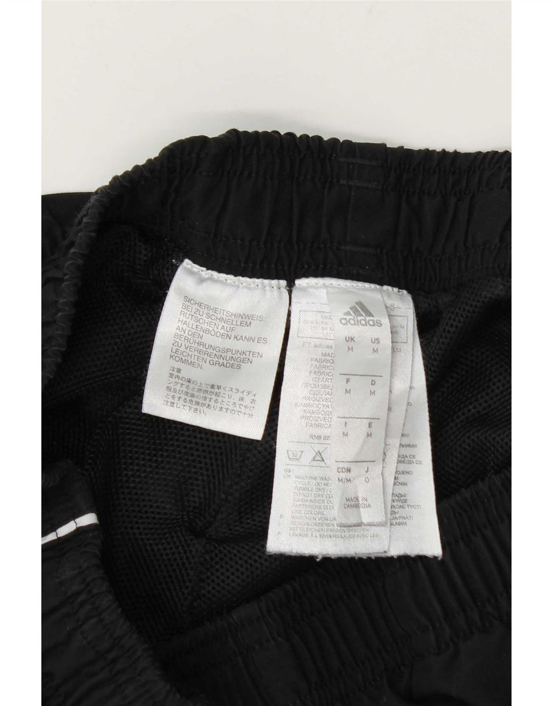 Adidas Pantalon de survêtement pour homme Noir moyen Polyester colour block