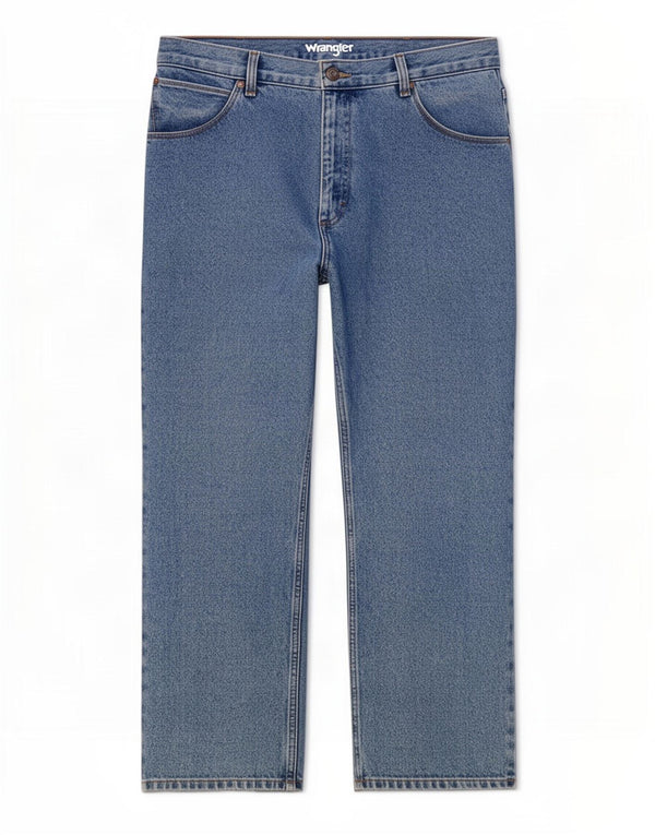 Wrangler Jean droit homme W38 L27 bleu coton
