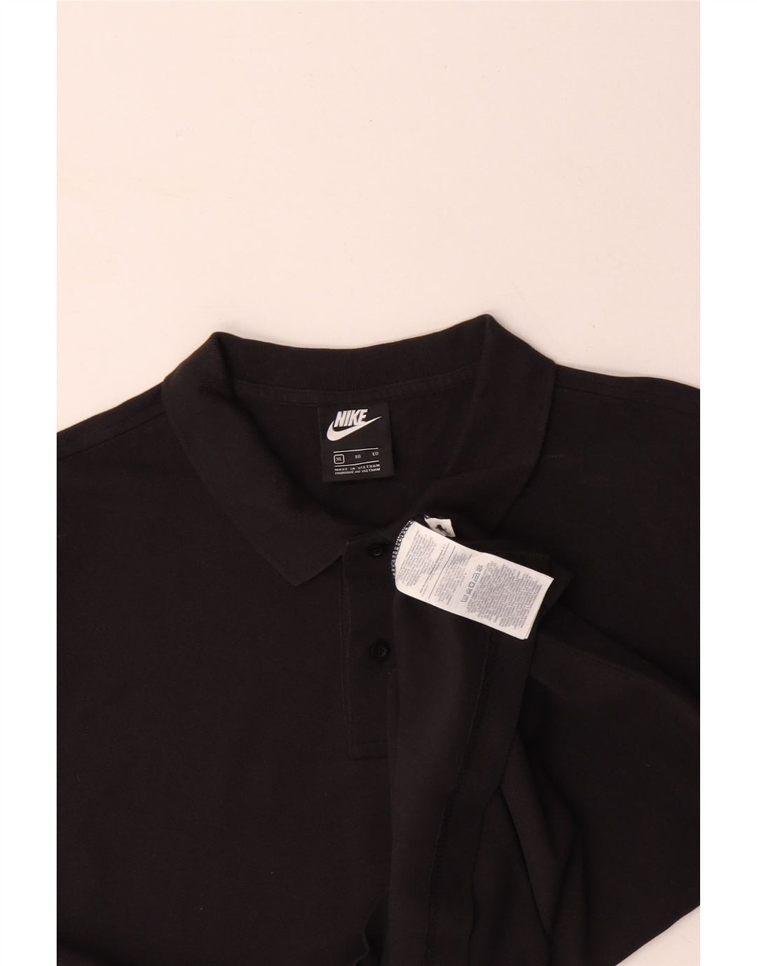 NIKE Polo Homme XL Noir Coton