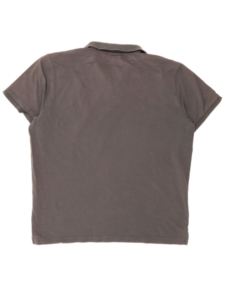 Gant Polo Regular Fit Homme Grand Gris Coton