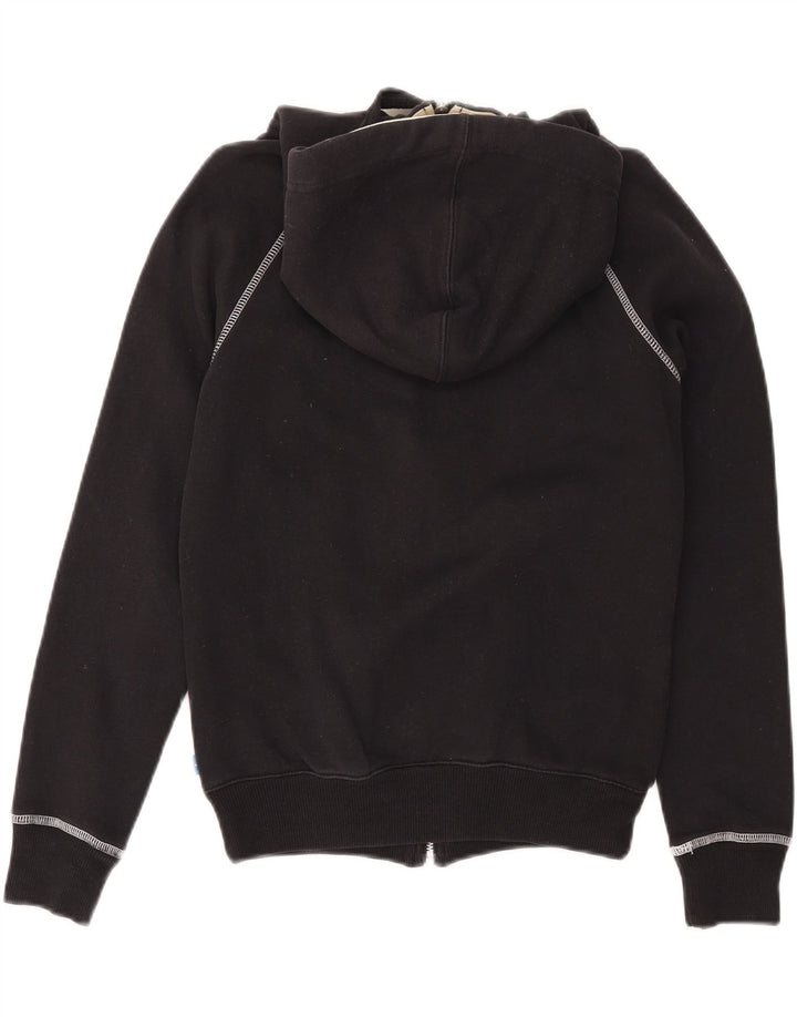 ADIDAS Pull à capuche graphique pour femme UK 10 Petit coton noir