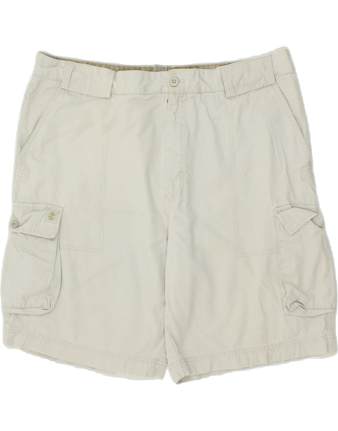 IZOD Mens Cargo Shorts W40 XL Grey Cotton Vintage Izod and Second-Hand Izod from Messina Hembry 