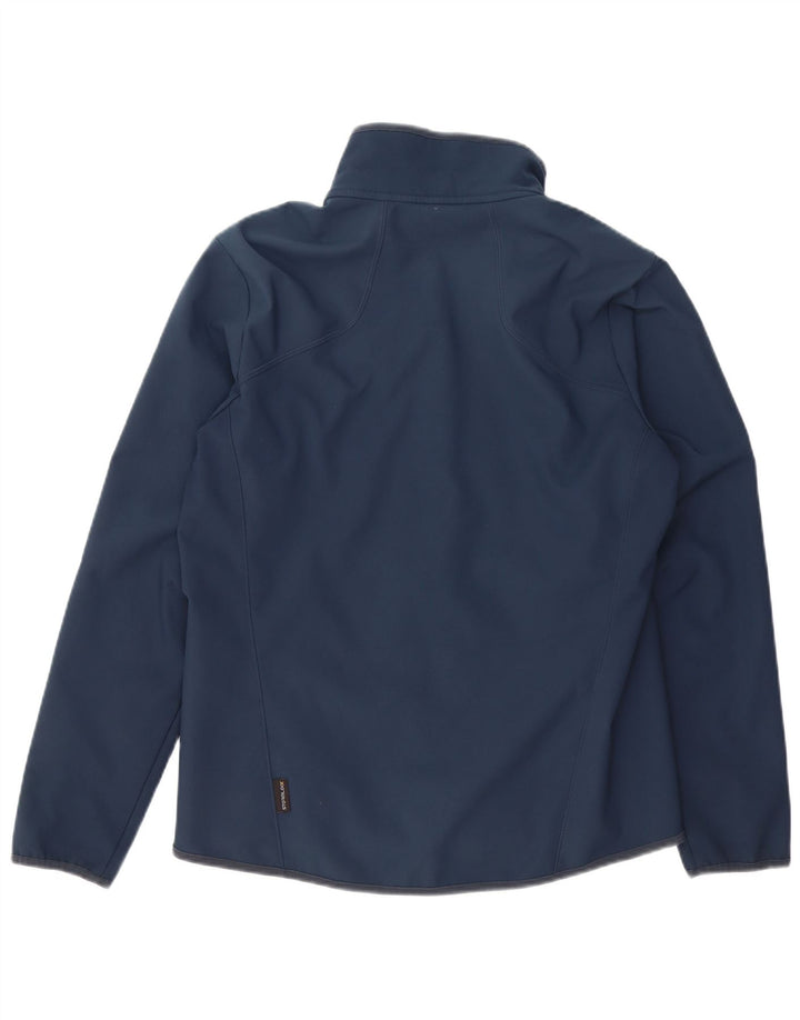 JACK WOLFSKIN Veste de survêtement pour homme UK 36/38 Petit Bleu Marine Polyester