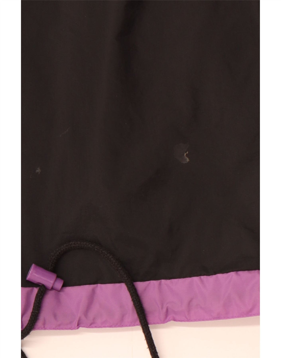 RODEO Veste Anorak à capuche pour homme UK 36 Small Noir Colorblock Nylon