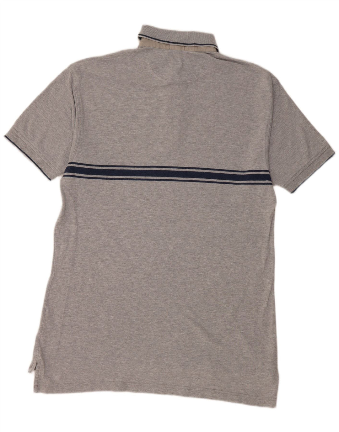 Gant Polo Homme Gris Moyen Rayé Coton