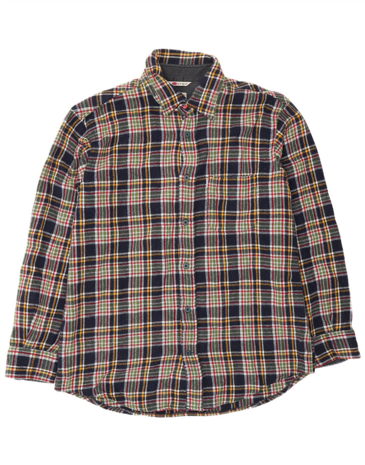 Think Pink Surchemise Homme Flanelle Chemise XL Bleu Marine Carreaux Acrylique