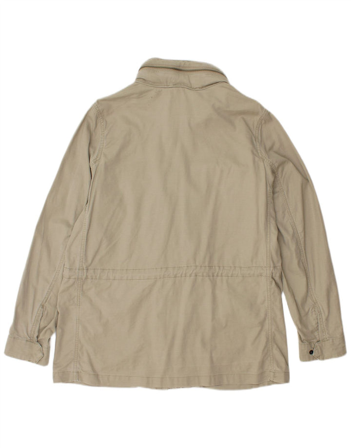 Lands End Veste utilitaire à capuche pour femme UK 14 Coton vert moyen