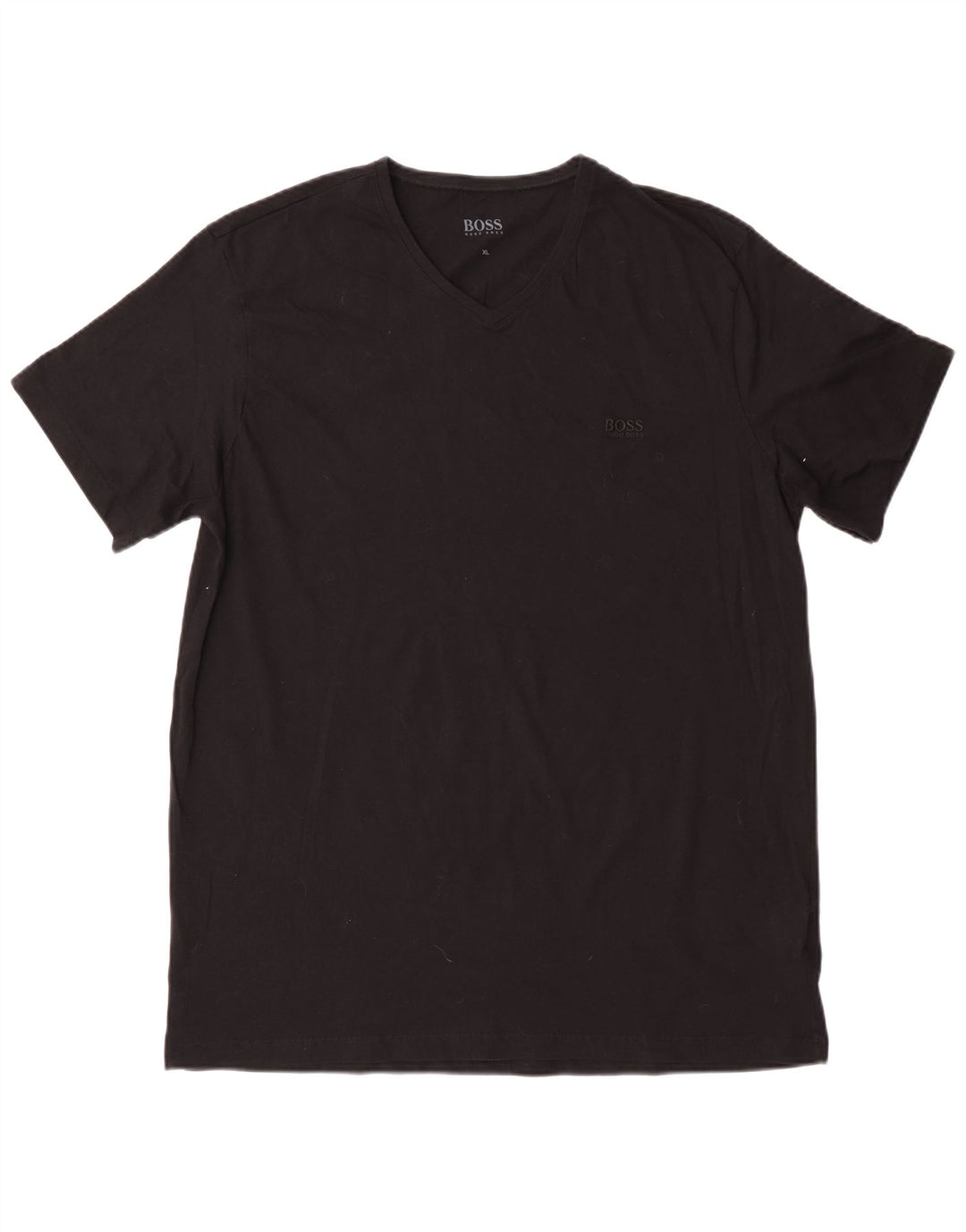 HUGO BOSS Homme T-Shirt Top XL Noir Coton
