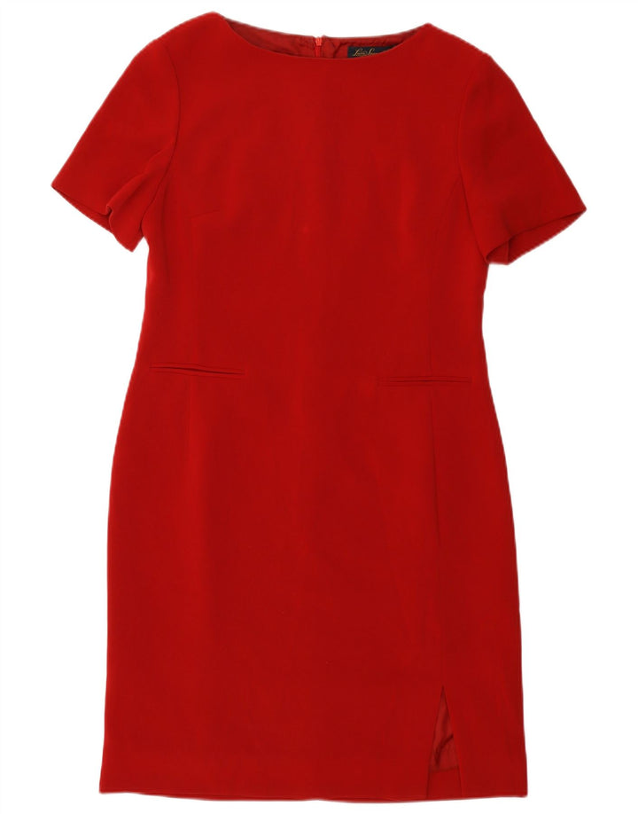 Luisa Spagnoli Femme Robe Fourreau IT 44 Rouge Moyen