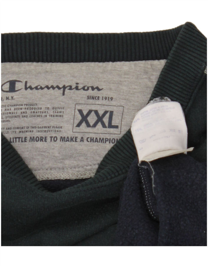 Champion Sweat-shirt pour homme en coton bleu marine 2XL