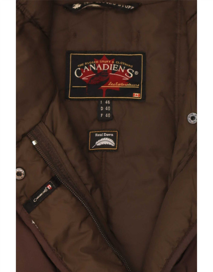 Canadiens Manteau rembourré pour femme IT 46 Large Marron