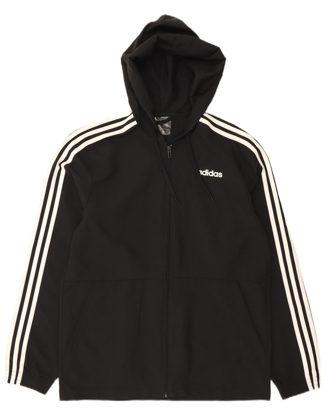 Adidas Veste de survêtement à capuche pour homme Petit Noir Polyester