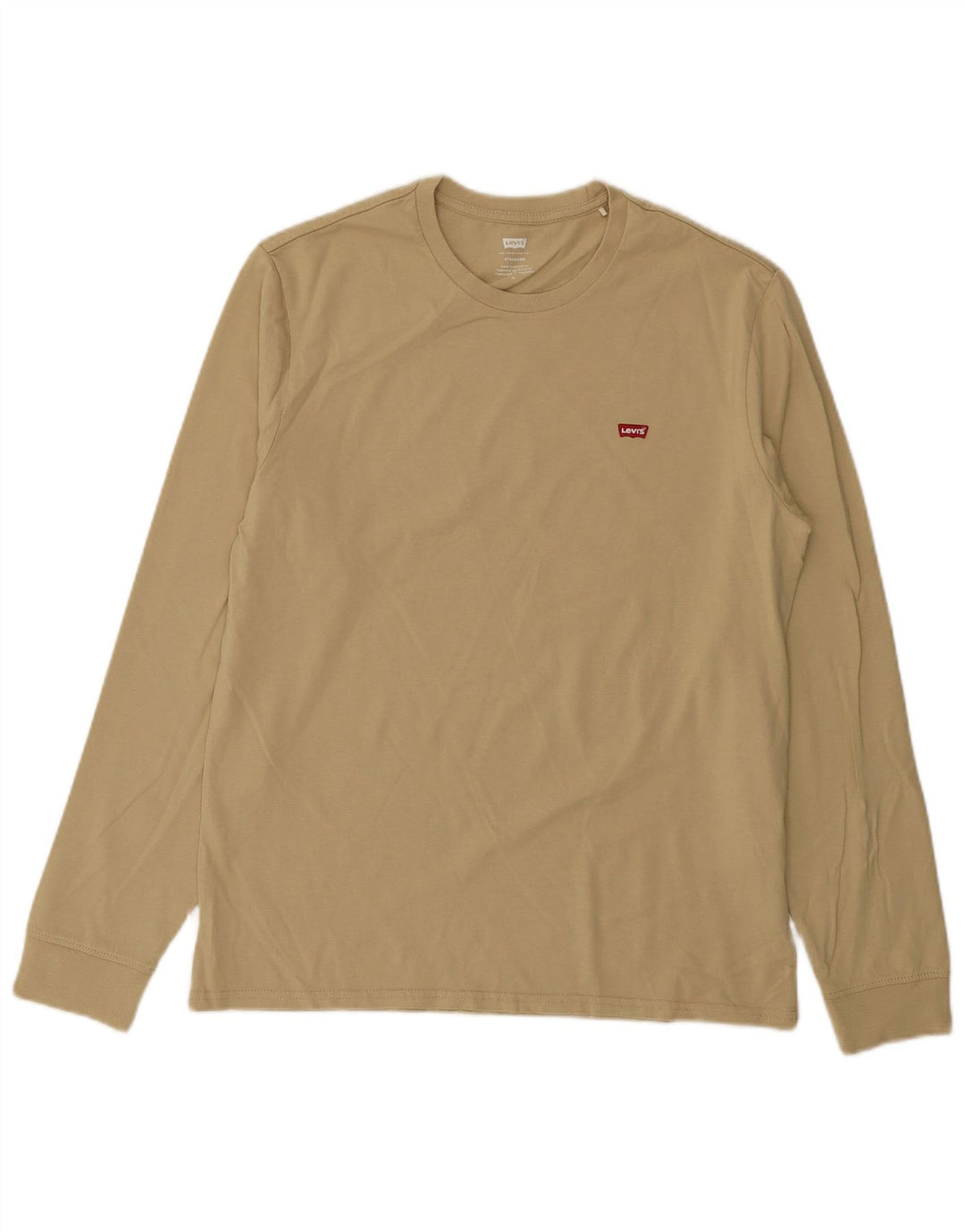 LEVI'S Top Standard Manches Longues Homme Beige Moyen Coton