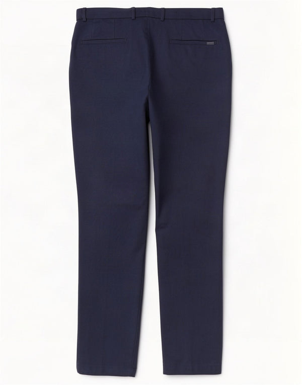 Hugo Boss Pantalon chino droit pour homme EU 52 XL W36 L32 Bleu marine Polyester