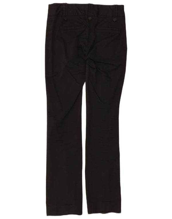 Zara Pantalon Chino Bootcut Femme EU 36 XS W26 L31 Noir