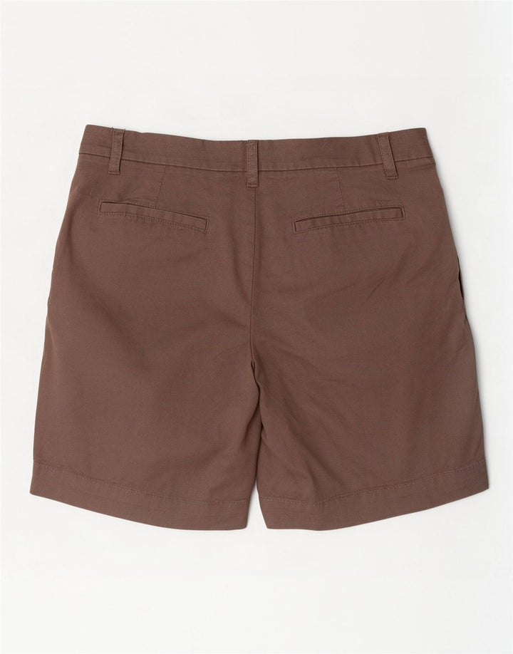 Marks & Spencer Short chino pour femme UK 12 Medium W32 Marron Coton