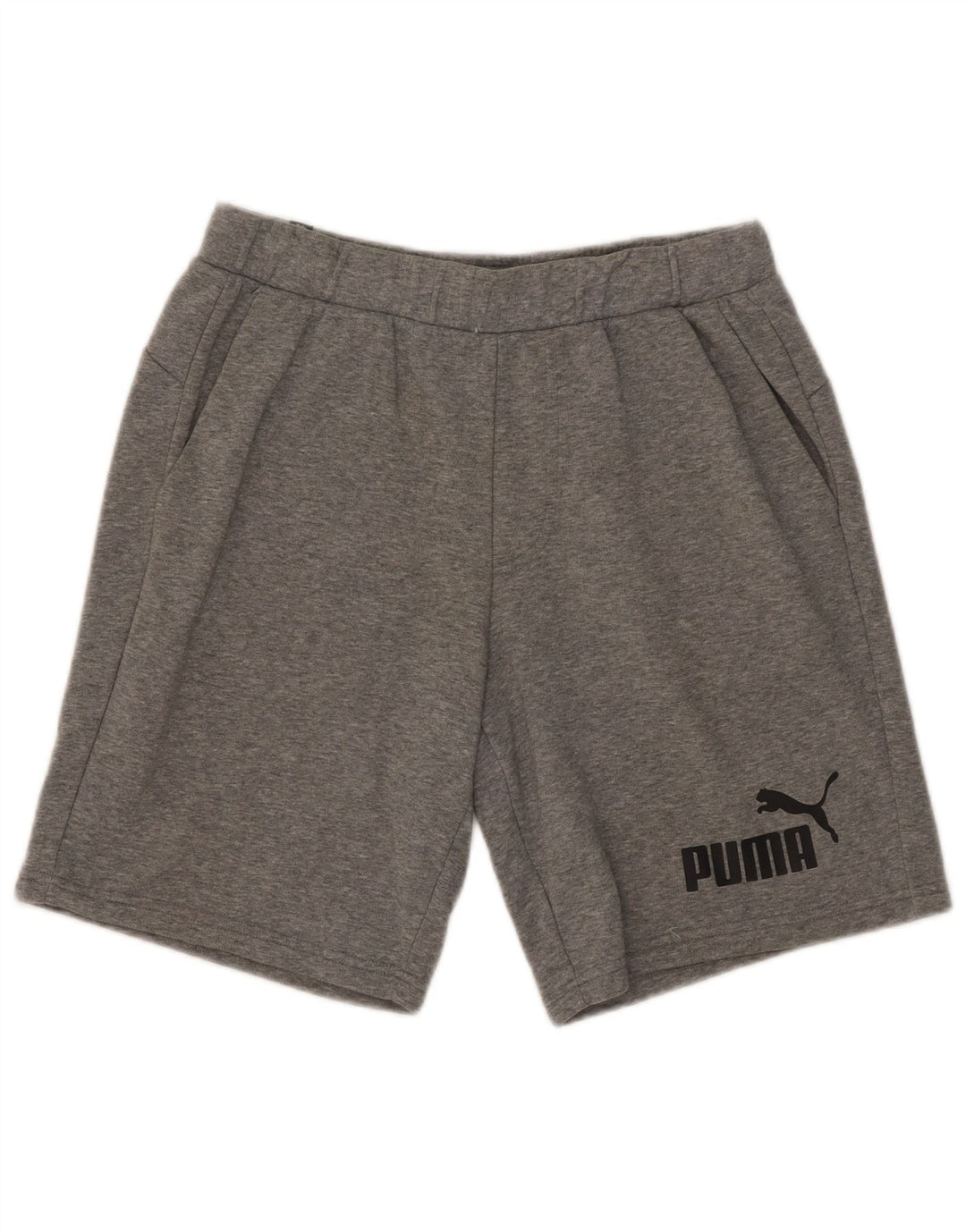 Puma Short Graphic Sport Homme Gris Moyen Flecked Cotton