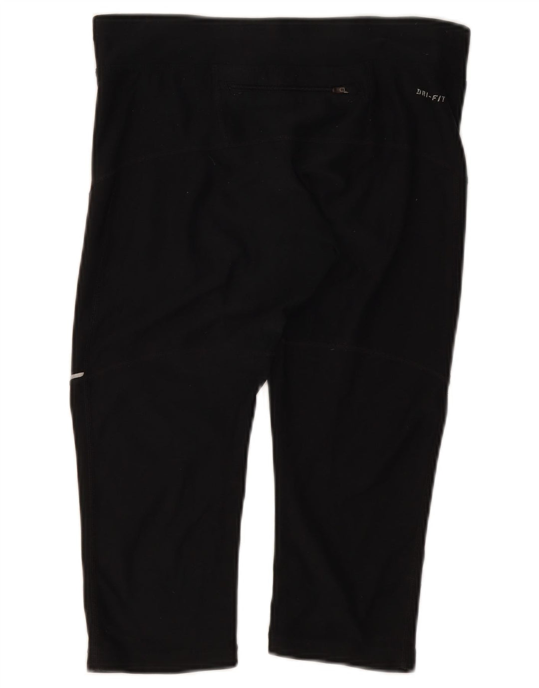 Nike Legging Capri Dri Fit pour femme UK 10 Petit Noir Polyester