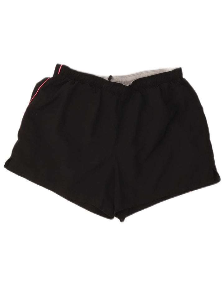 Nike Short de sport Dri Fit pour femme UK 12/14 Noir moyen Polyester