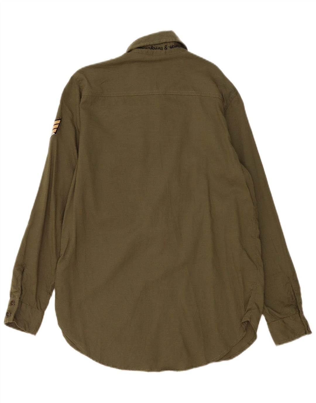 Roxy Chemise militaire pour femme US 4 Small Kaki Lyocell