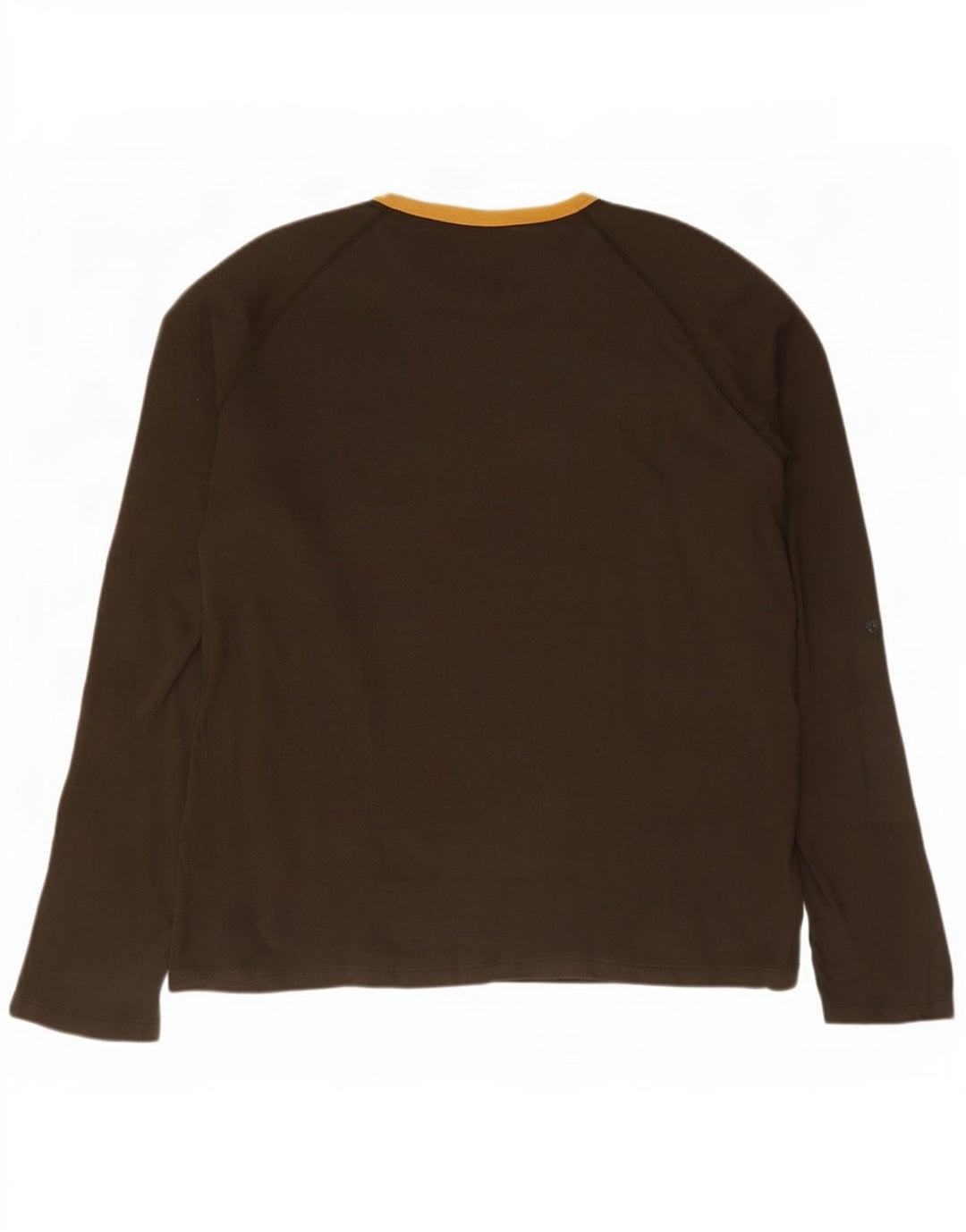 Woolrich Haut graphique à manches longues pour homme en coton marron 2XL