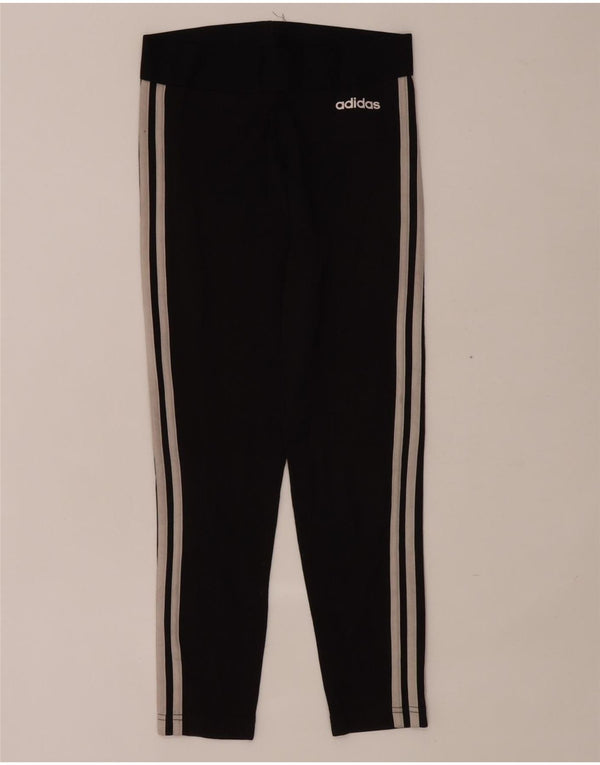 Adidas Leggings Femme UK 8 Petit Coton Noir