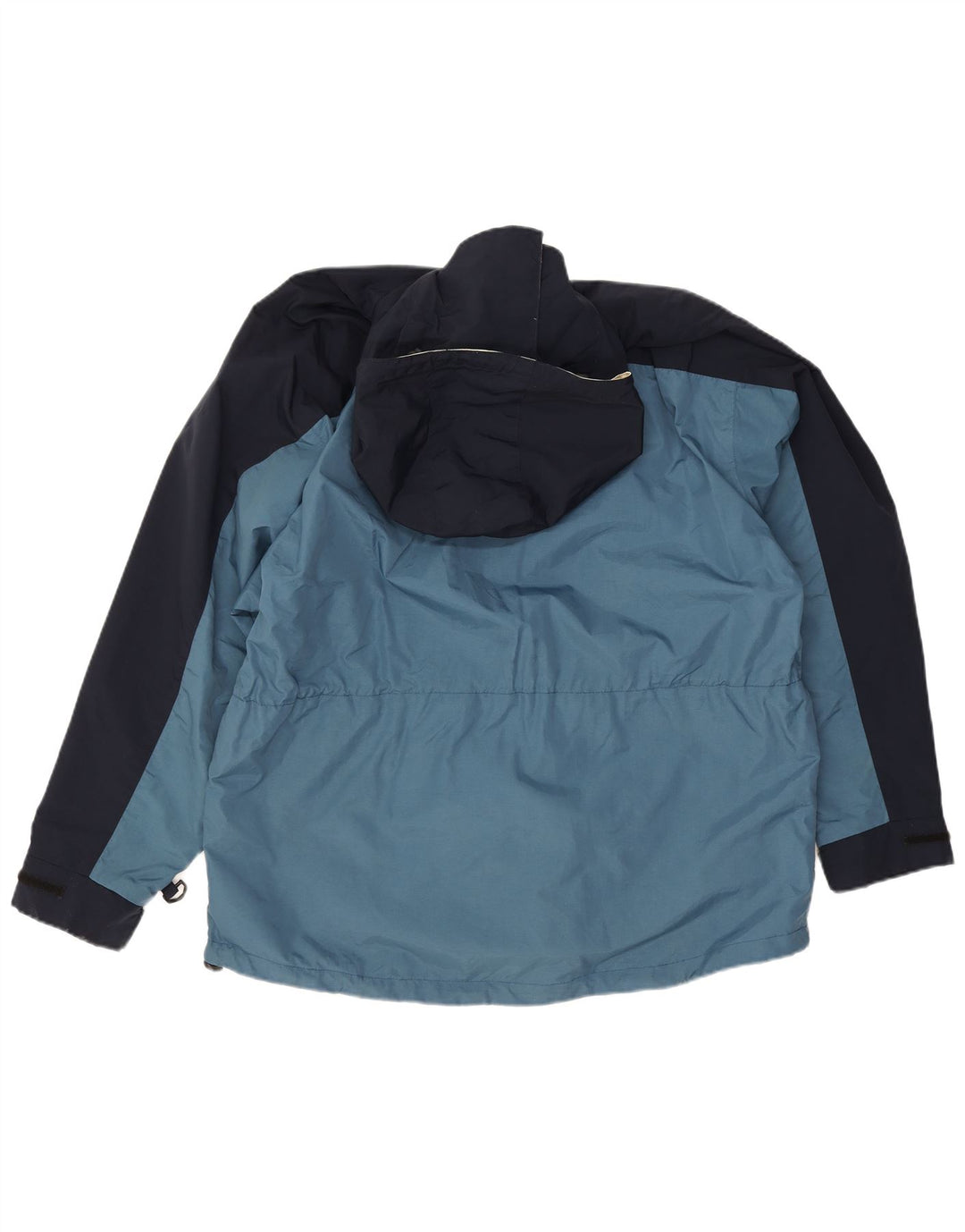 Nautica Veste utilitaire à capuche pour homme UK 38 Bleu moyen Colorblock Polyester