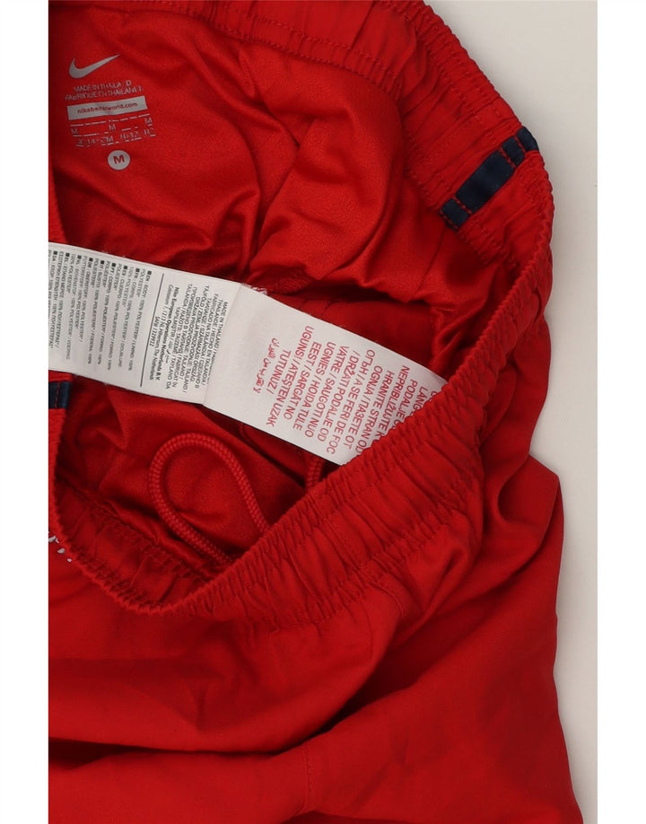 NIKE Short de Sport Barcelona Garçon 10-11 Ans Polyester Rayé Rouge Moyen
