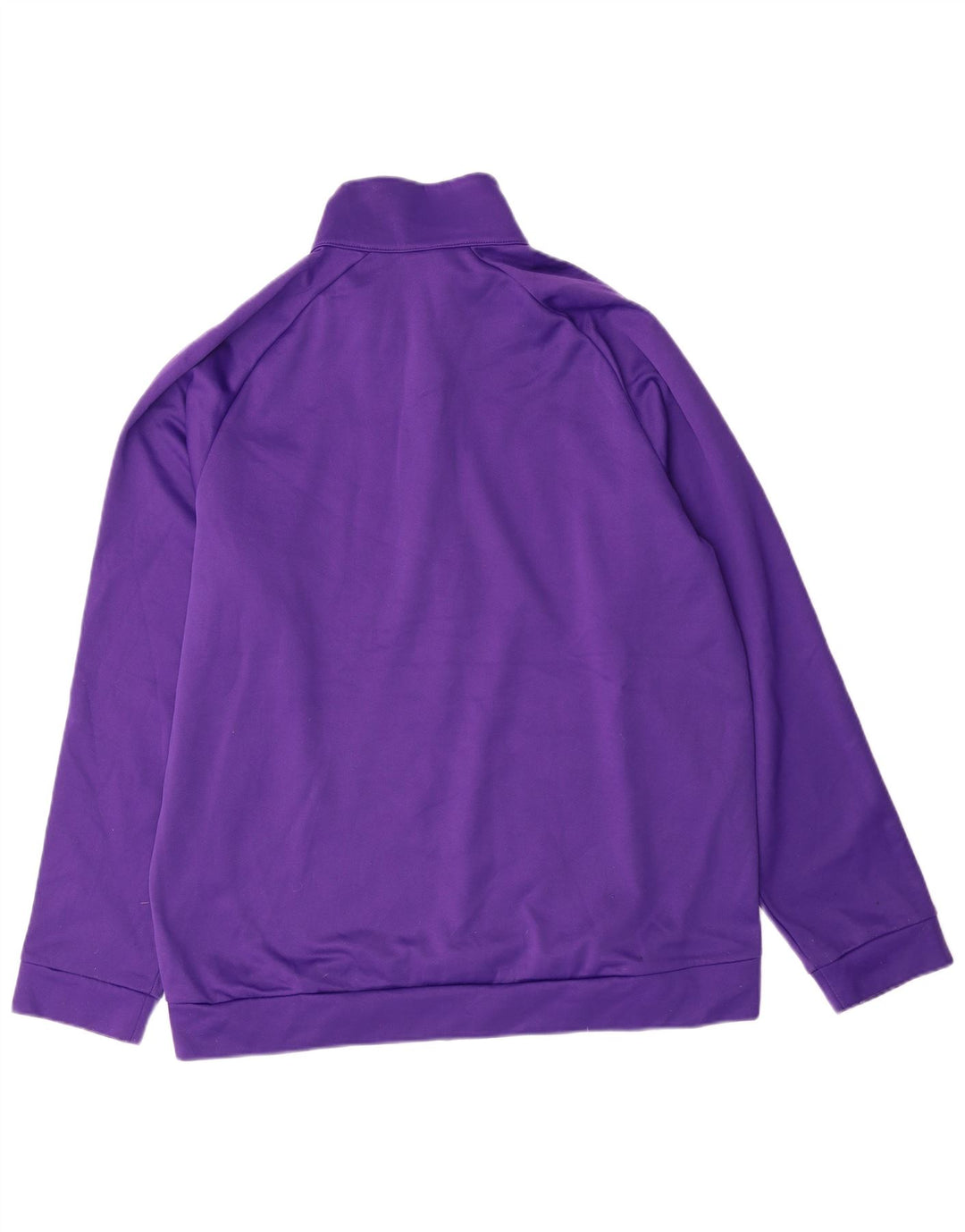 NIKE Sweat-shirt à col zippé pour homme, grand, violet, polyester