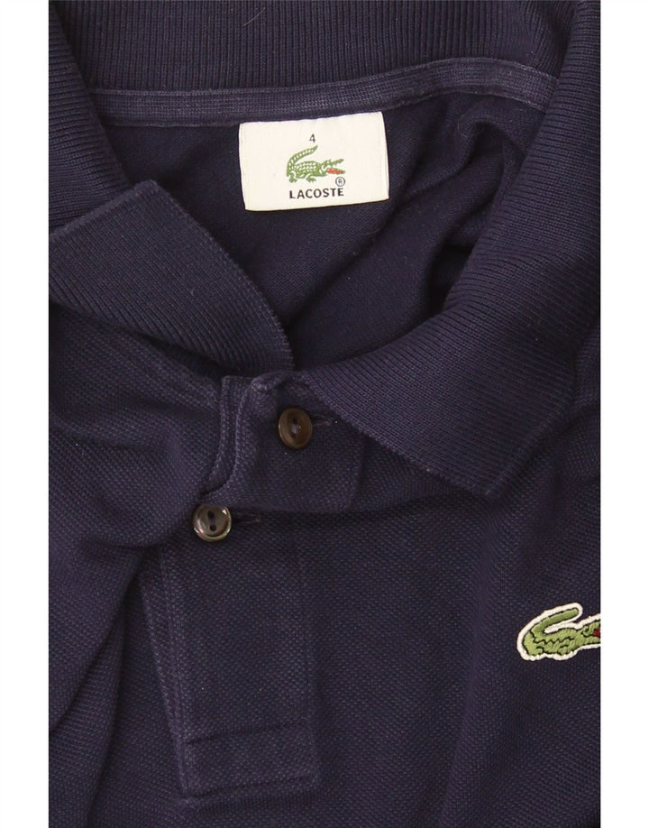 Lacoste Polo Homme Taille 4 Coton Bleu Marine Moyen