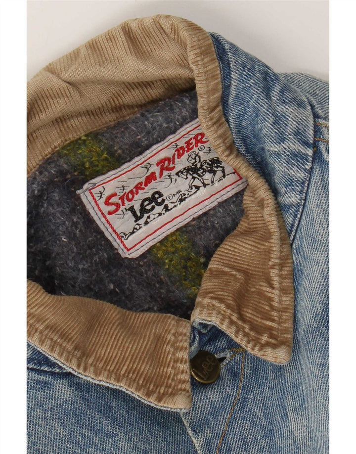 Lee Veste en jean pour homme UK 40 Large Bleu