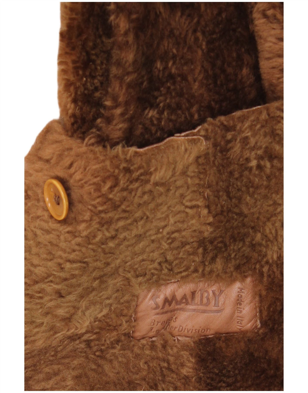 SMALBY Manteau surdimensionné en peau de mouton pour femme UK 18 XL Marron