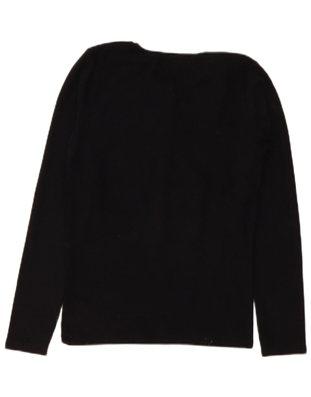 Zara Haut à manches longues pour femme UK 14 Large Noir