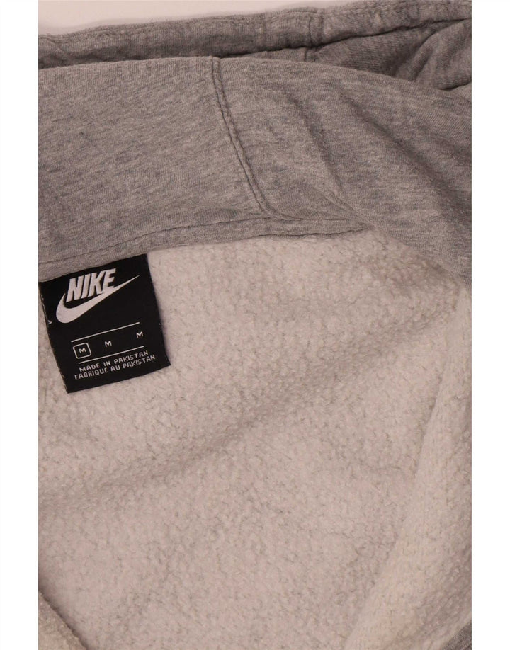 Nike Sweat à capuche zippé en coton moucheté gris moyen pour homme