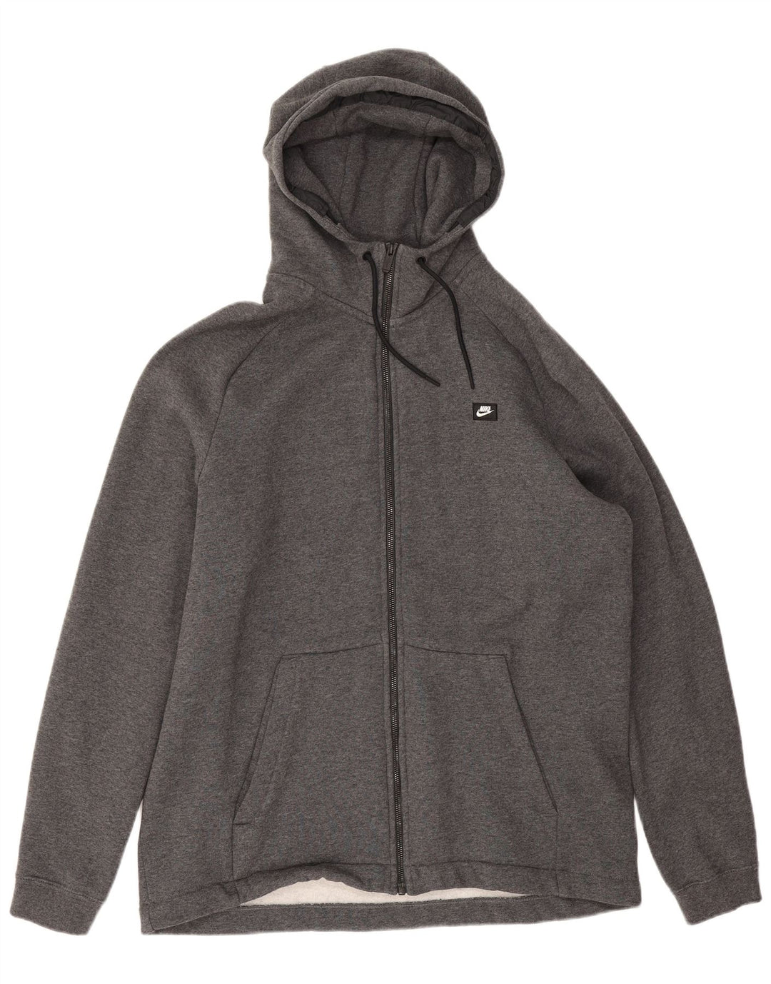 Nike Pull à capuche zippé pour homme 2XL Gris
