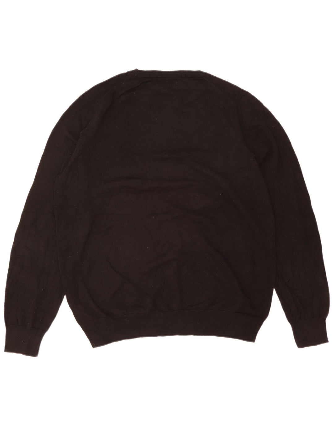Marks & Spencer Pull col rond pour homme XL en coton noir