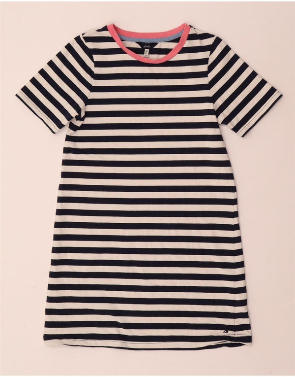 JOULES Robe T-Shirt Fille 11-12 ans Coton Rayé Bleu Marine