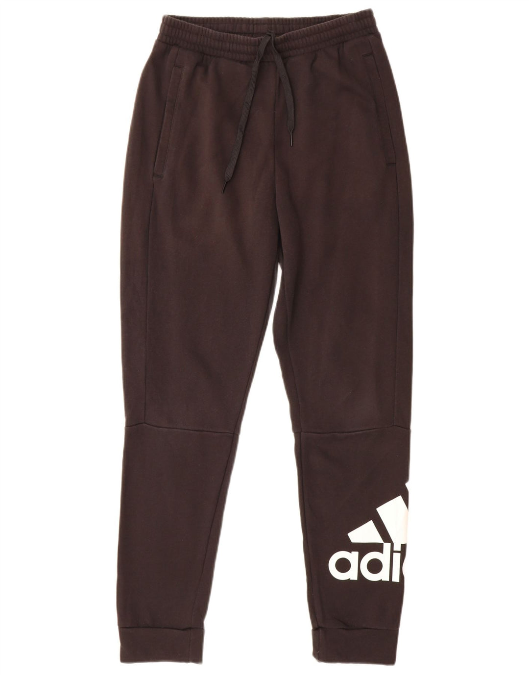 ADIDAS Pantalon de survêtement graphique pour hommes Joggers petit coton noir