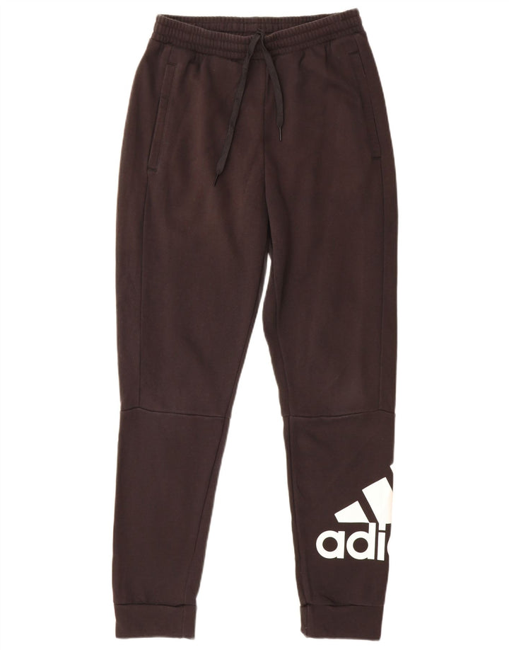 ADIDAS Pantalon de survêtement graphique pour hommes Joggers petit coton noir