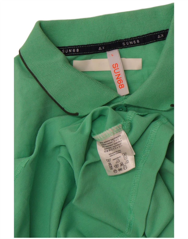 SUNDEK Polo Homme Grand Coton Vert