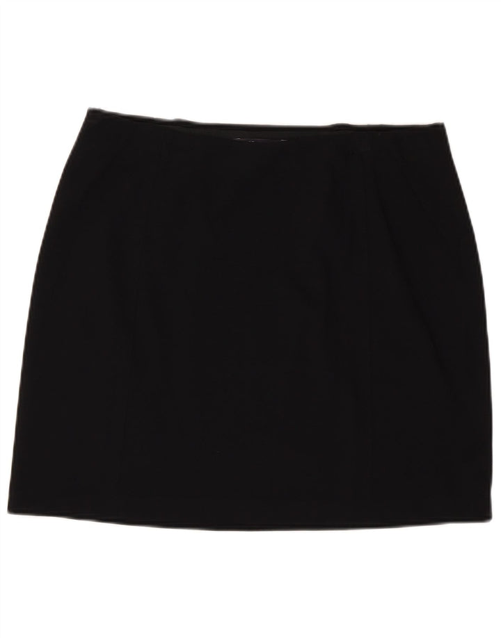 Marks & Spencer Mini-jupe femme UK 14 Large W32 Viscose noire