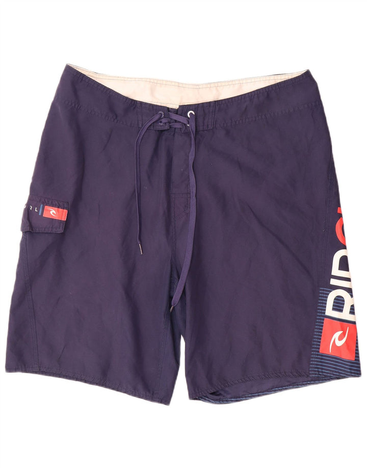 Rip Curl Short de bain graphique homme XL bleu marine polyester