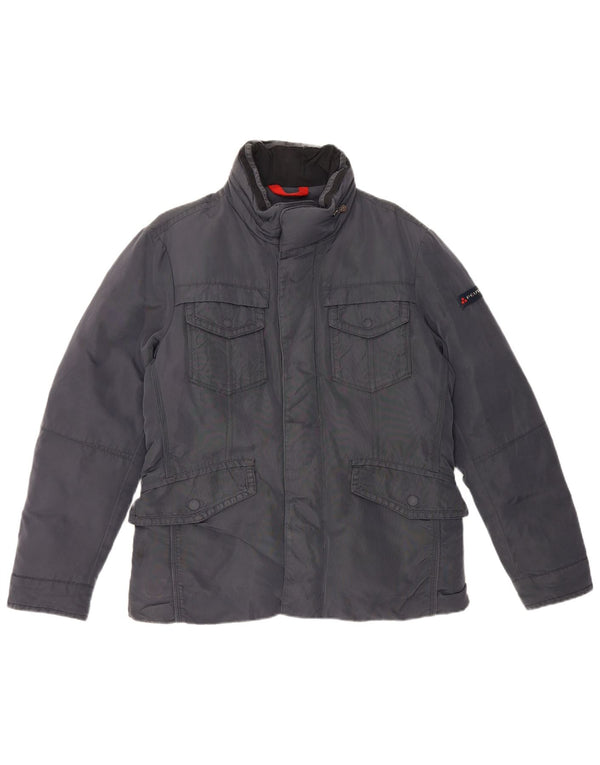 PEUTEREY Veste matelassée homme UK 38 Medium Bleu Marine Polyamide