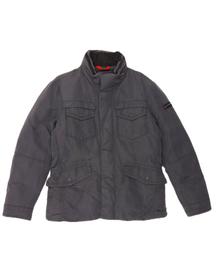 PEUTEREY Veste matelassée homme UK 38 Medium Bleu Marine Polyamide